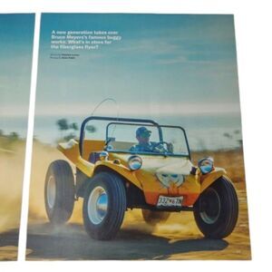 Bruce's Buggy Slides On print ad 4 pages